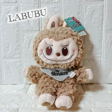 POPLAND 한정판 베이징 LABUBU 라브브 퍼펫 봉제 인형