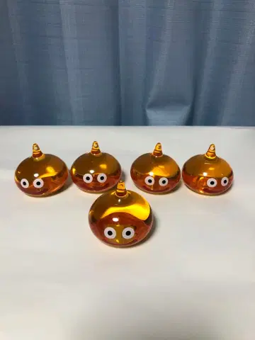 슬라임 베이스 아크릴 빅 클리어 피규어 5개