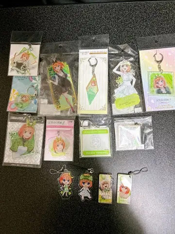 5등분의 신부 나카노 네잎 아크릴 키링 세트