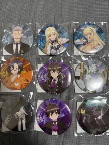 제비뽑기당 나는 성간 국가의 악덕 영주! 온라인 복권 캔뱃지 9개 세트