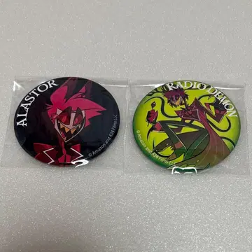 알래스터 캔뱃지 2개 세트