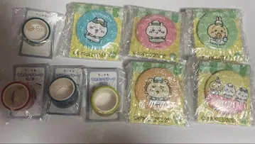 치이카와 (먼작귀) 훼미리마트 콜라보 캔뱃지, 마스킹 테이프 전종 세트