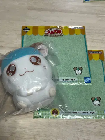 1번 복권 얏타맨 햄스터 친구들 카부루군 세트 E상 J상