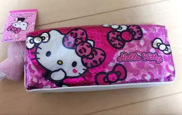 새상품 키티 레오파드 무늬 펜 파우치 멀티 케이스