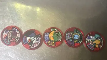 요괴워치 메리켄 메달 5개 세트