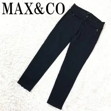 MAX&CO 맥스앤코 캐주얼 팬츠 블랙 4 B8997