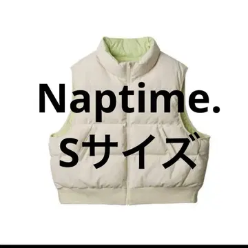 냅타임 Naptime. 다운 베스트 아이보리 S 사이즈 Nissy