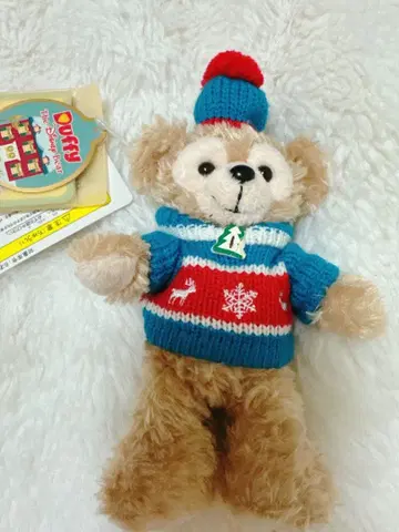 더피 봉제 인형 니트 스웨터