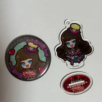 쿠로스 아로마 미니 아크릴 스탠드 캔뱃지 아모카페