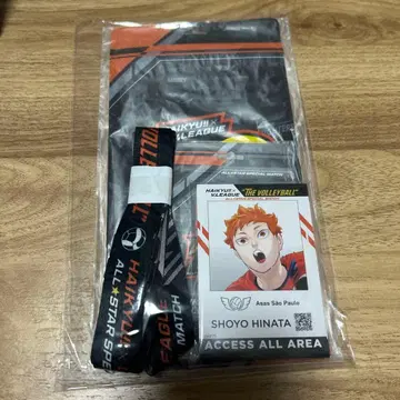 하이큐 티켓 홀더 백스테이지 패스풍 카드 홀더 미개봉품