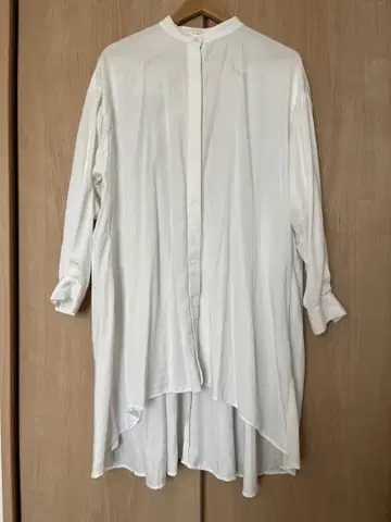 DouDou 화이트 긴팔 셔츠