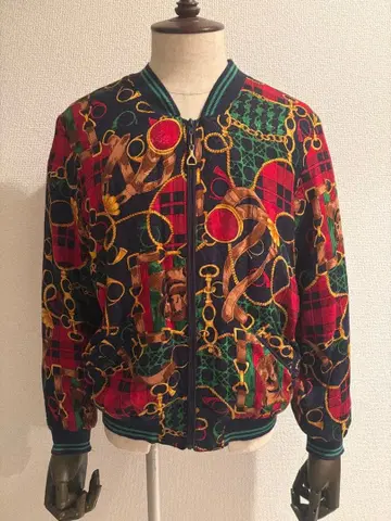 [ 구제 의류 ] 올 패턴 숏 블루종 캐나다제