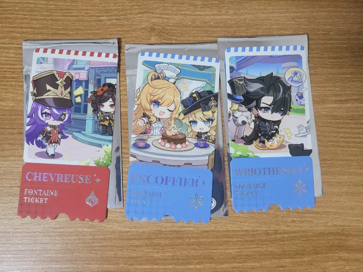 Genshin Impact Cafe in Seoul Choubrise, Lyney Fontaine pre-order benefit ticket bulk wts