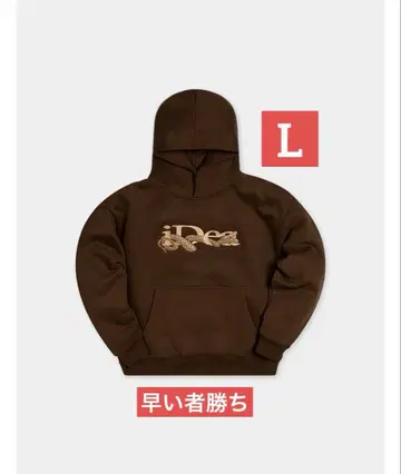 ideaswam 후드티 L 사이즈 브라운
