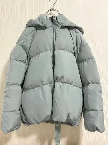 Mila Owen 밑단 리본 다운 자켓 민트