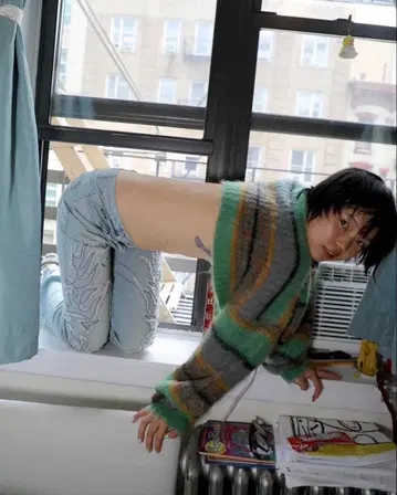 perverze 모헤어 니트