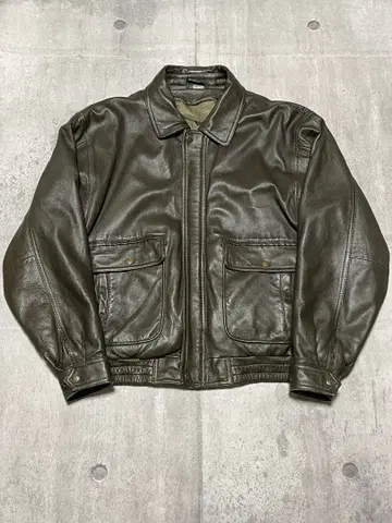 a-2 g-1 가죽 플라이트 자켓 카키