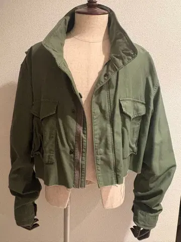 [ 구제 의류 ] M-65 컷오프 숏 자켓 알파