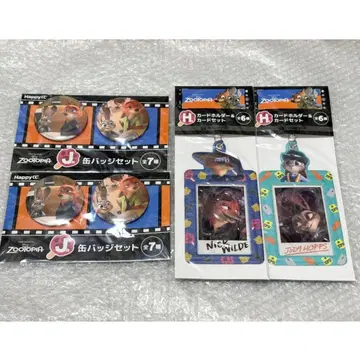 happy 복권 주토피아 카드 홀더 캔뱃지 닉 주디