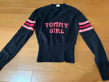 Tommy Girl 로고 긴팔 스웨터