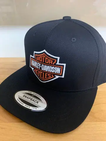 Harley-Davidson 캡 미국차 바이커 블랙