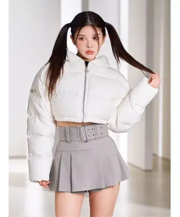 Darich 크롭 퍼프 다운 자켓