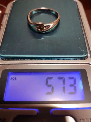 플라티나 다이아몬드 반지