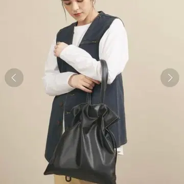 BEAUTY&YOUTH 소프트 드로스트 스티치 토트백