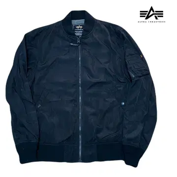 ALPHA INDUSTRIES/MA-1 플라이트 자켓/L/블랙