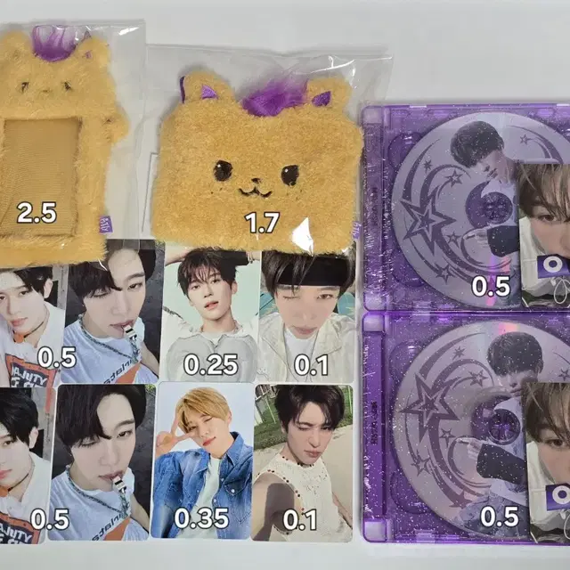 엔시티위시 시온 시오닝 랜덤 트레카 포카 컬러 쥬얼 앨범