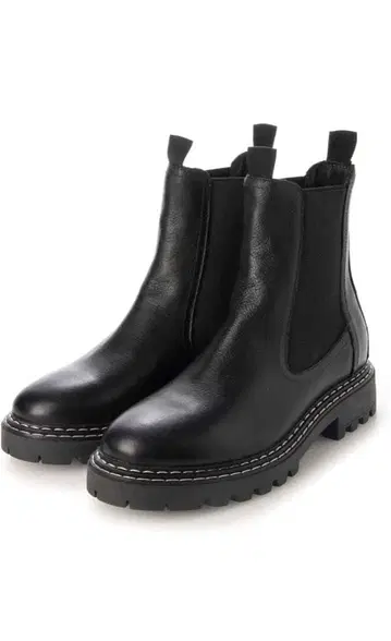 천연 가죽 정가 15950 EVOL 이블랙 사이드 고어 부츠