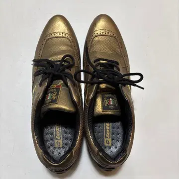 lotto 스니커즈 골드/블랙 사이즈 26.0