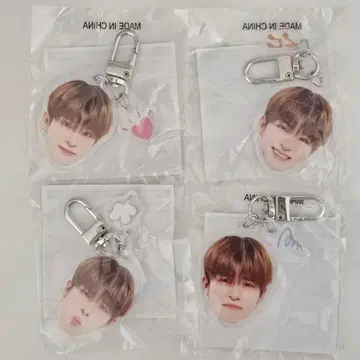 treasure 희로애락 캡슐 토이 얼굴 아크릴 키링 아사히 컴프