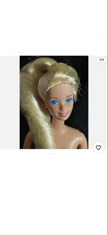 마텔사제 1966년제 금발 바비 인형 본체