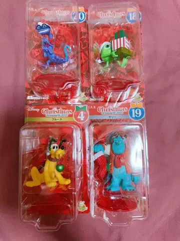 디즈니 Happy 복권 크리스마스 4개 세트