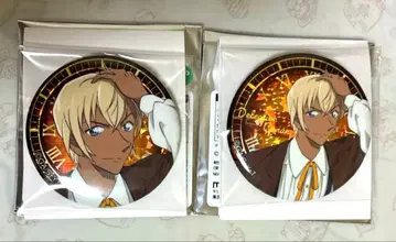 명탐정 코난 아무로 토오루 홀로그램 캔 배지 세트 AGF 마리모크라프트