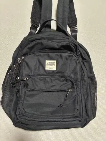 CHARMITY 블랙 백팩