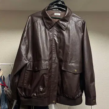 가죽 자켓 브라운 sedacle