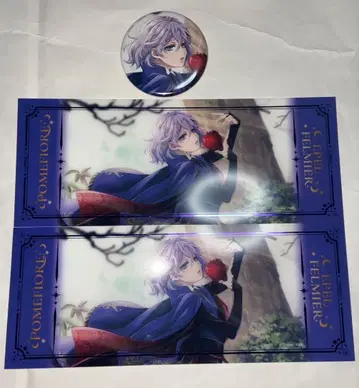 트위스테 AGF 금박 클리어 카드 캔뱃지 에페르 세트