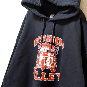 길단 비샵 리 로고 후드 맨투맨 블랙 L 구제 의류