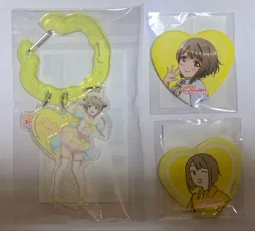 제비뽑기당 러브 라이브 니지가사키 아크릴 키링 캔 배지 나카스 카스미