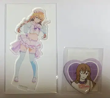 제비뽑기당 러브 라이브 니지가사키 아크릴 스탠드 캔 배지 오미 카나타