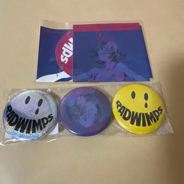 RADWIMPS 캔뱃지 스티커 세트
