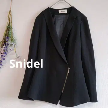 스나이델 플레어 자켓 [ 1 ] 비대칭 지퍼 여밈 안감 있음