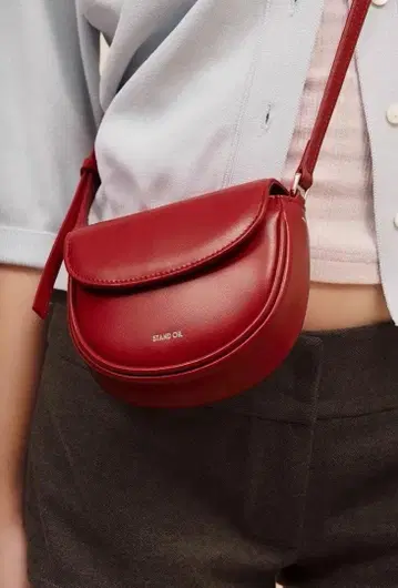 STAND OIL 빨간색 Mino bag 숄더백
