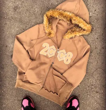 fti 새상품 퍼 후드티 새상품 m