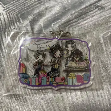 진격의 거인 한지 생일 벌스데이 키링 레어 귀중 굿즈
