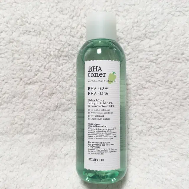 Skinfood Shine Muscat BHA Toner 200ml