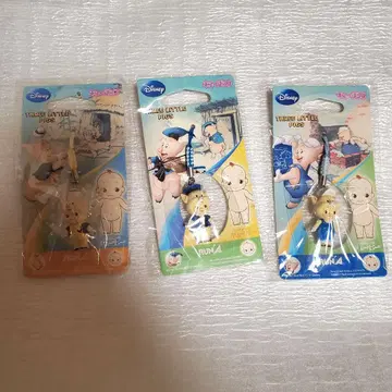 큐피 x 디즈니 삼총사 스트랩 3개 세트 큐지션