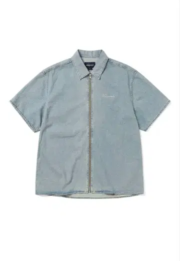 thisisneverthat Washed Denim Zip Shirt